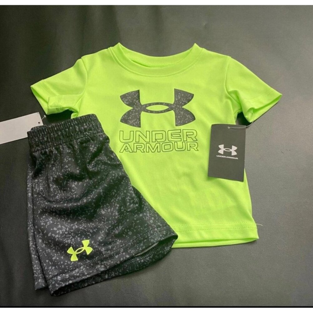 NWT Under Armour Athletic Set Baby Boys Size 12M